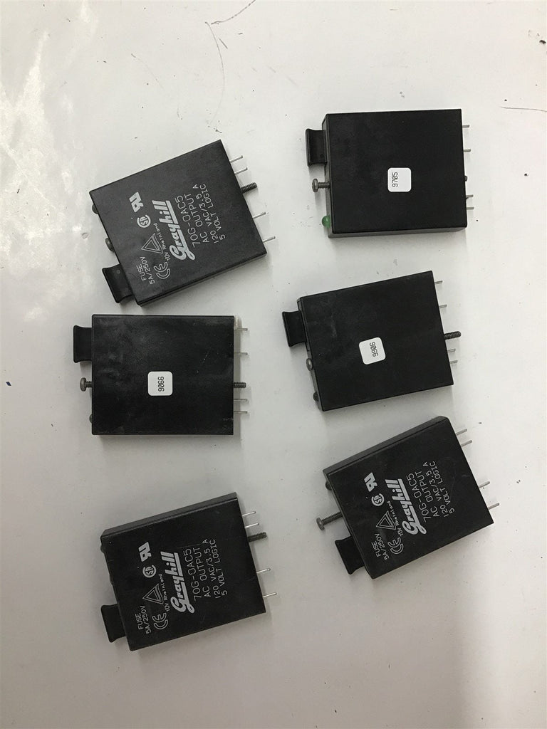 Grayhill 70G-OAC5 AC Ouput Module Lot Of 6