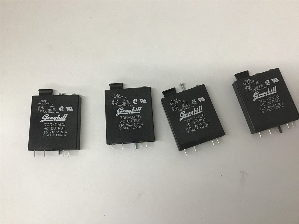 Grayhill 70G-OAC5 Output Module Lot Of 4
