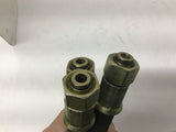 Weatherhead 3/8 Hydraulic Hose 2'-2" L Lot Of 3