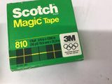 Scotch 810 Magic Tape 3/4" x 1296" Lot Of 4