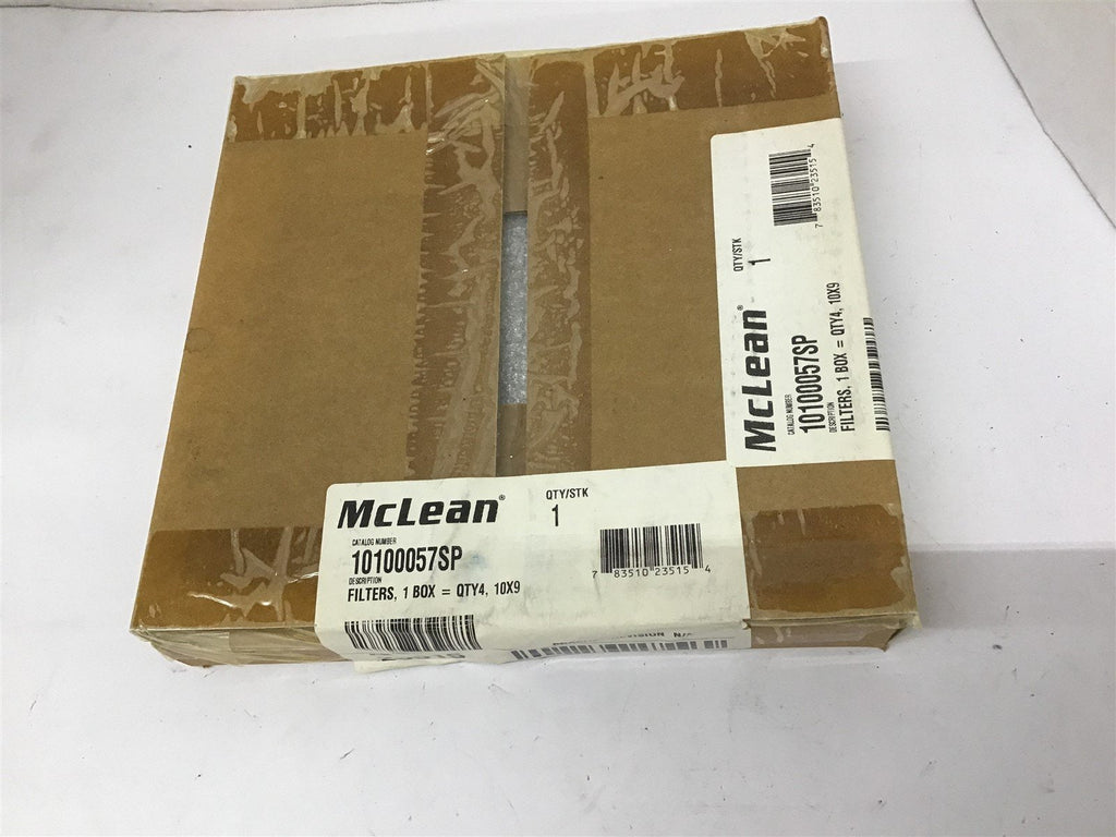 McLean 10100057SP 10x9 Filters Box of 4