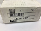 Parker R210-02C Precision Regulator 1/4" 2-120 PSI