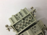 Harting Han E-M Han E-F Connectors Lot Of 2