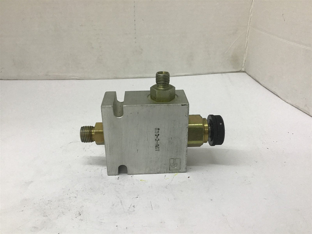 Parker B10-3-A6T Cartridge Valve 12 1/2 mm Port 5mm Port 6mm Port