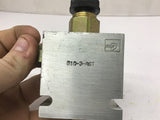 Parker B10-3-A6T Cartridge Valve 12 1/2 mm Port 5mm Port 6mm Port