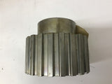 Gear 22 Teeth 15/16" Pitch 37 mm ID 9 3/4 mm Key 100mm Shaft OD 150 mm Gear OD