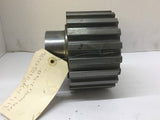 Toothed-Belt Pulley 21 Teeth 1 7/8" ID 1/2" Key 13/16 Pitch 5 3/4" Gear OD