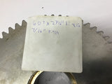 Beveled Gear 60 Teeth 2 7/16" ID 2" Inner Recess ID 7/16" Pitch