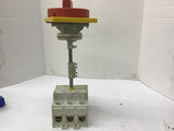 EE Controls ED6-3D 6 SD8-RG Off-On Base Mount Disconnect 3 pole 600V 100amps