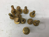 1/2" Brass Bolts Nuts And Washers Bolts Lot Of 11