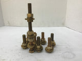 1/2" Brass Bolts Nuts And Washers Bolts Lot Of 11