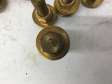 1/2" Brass Bolts Nuts And Washers Bolts Lot Of 12