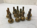 1/2" Brass Bolts Nuts And Washers Bolts Lot Of 12