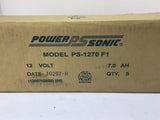 Power Sonic PS-1270-F1 12 V Non-Spillable Battery Lot Of 5
