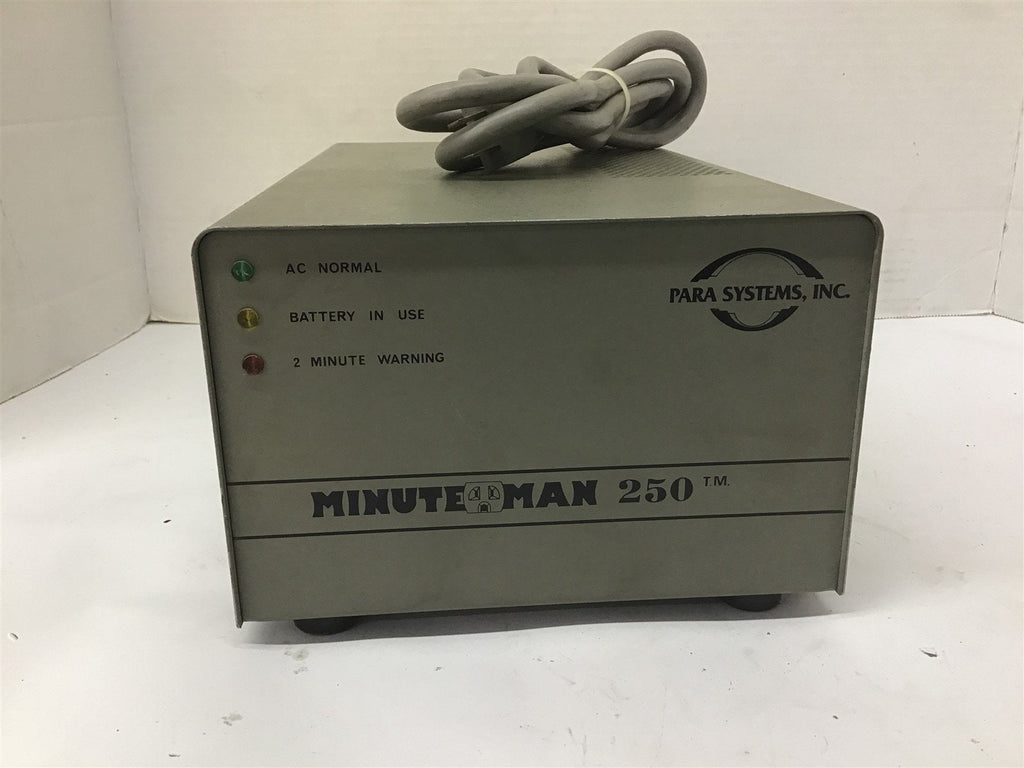 Minute Man 250 MM250/1 115 VAc 3 Amp UPS