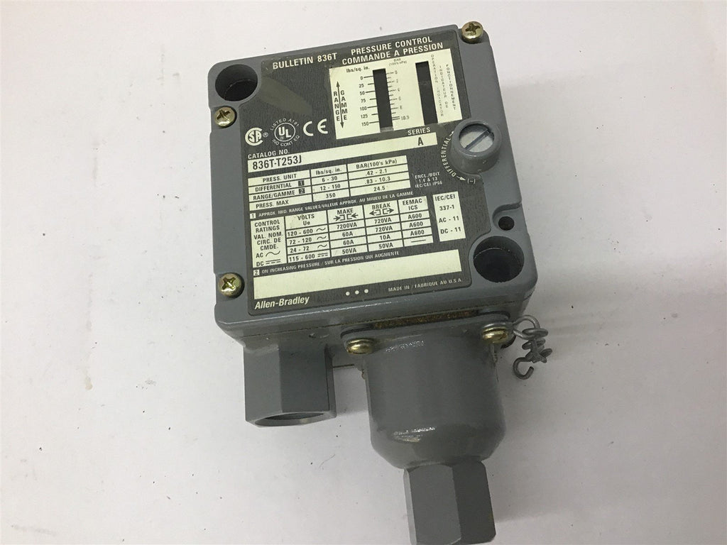 Allen-Bradley 836T-T253J Pressure Control