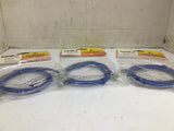 CDW 630128 Patch Cable 3' L CAT5e RJ45 M/M-Blue Lot Of 3