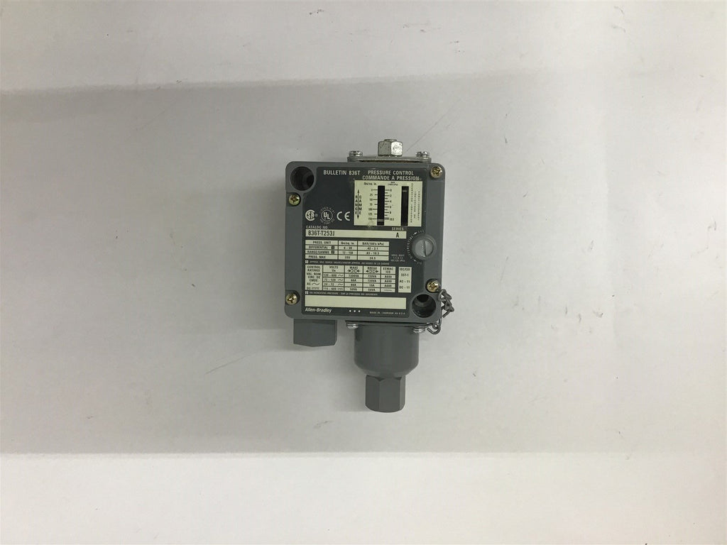 Allen-Bradley 836T-T253J Ser. A Pressure Control Switch