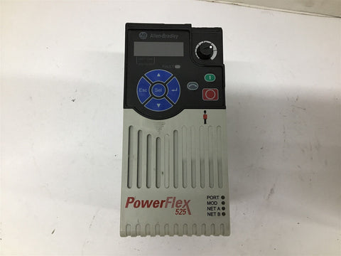 Allen-Bradley 25B-D4P0N104 AC Drive Power Flex 525 2 HP/ 1.5 kW 460 V 4 Amps