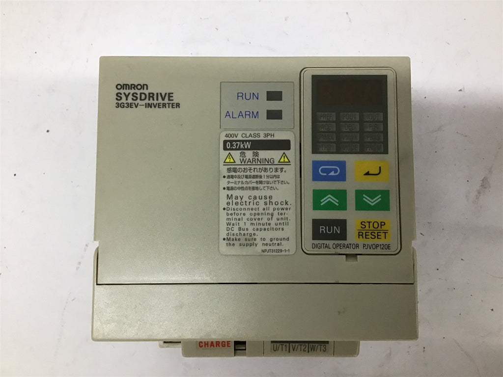 Omron 3G3EV-A4002-CUE Sysdrive Inverter 460 V 400 Hz 1.2 A