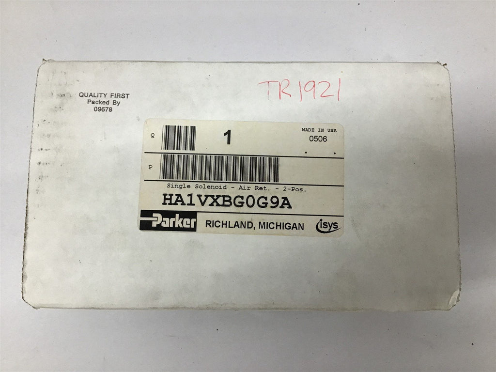 Parker HA1VXBG0G9A Solenoid Valve