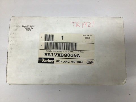 Parker HA1VXBG0G9A Solenoid Valve