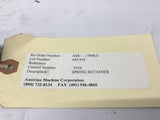 Austrian Machine Corp. AMC-17968.0 Spring Retainer Lot Of 4