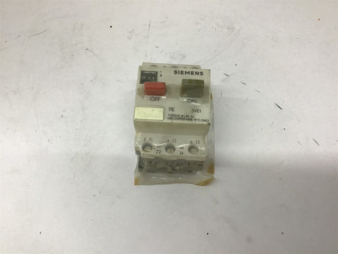 Siemens 3VE1010-2K Motor Starter Protector Circuit Breaker