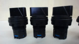Lot Of 4 22Mm Manual Switches, 3 Each 3-Position, 1 Each 2-Position