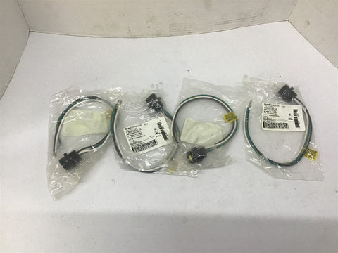 Brad Connectivity 1R3004A20A120 3P Female Straight Connector Cable 12" Lot Of 4