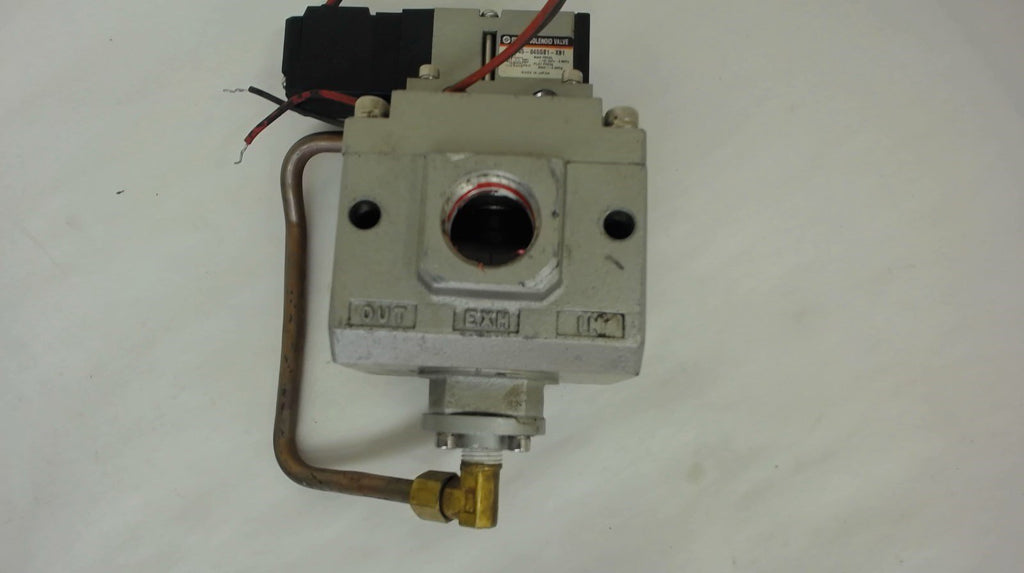 USED VALVE BODY, NO MANUFACTURE OR INFORMATION AVAILABLE, PICTURES ONLY