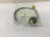 Brad Connectivity 1R3004A20A120 3P Female Straight Connector Cable 12" 16 AWG