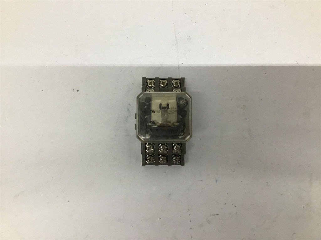 Cutler Hammer D5PA1 Ser. A2 Terminal Relay Socket W/ Potter & Brumfield KUP11D35