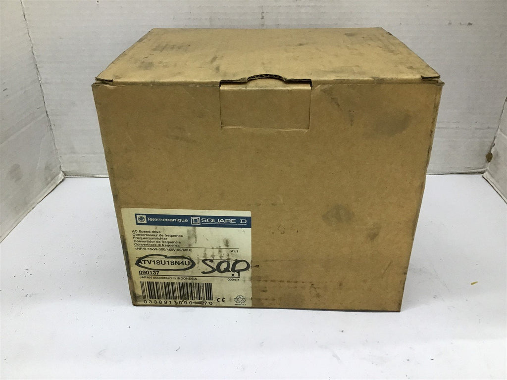 Square D Telemecanique ATV18U18N4 AC Drive Altivar 18 3 PH 380/460 V 1 HP