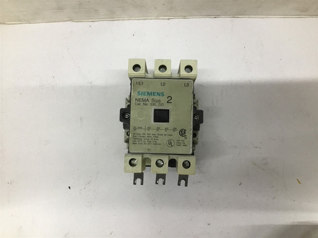 Siemens SXL DO Motor Starter