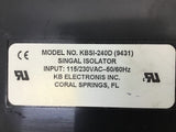 KB Electronics KBSI 240D 9431 Signal Isolator Board