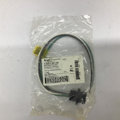 Brad Connectivity 1R3004A20A120 3P Female Straight 12" 16 AWG