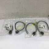 Brad Connectivity 1R3004A20A120 3P Female Straight 12" 16 AWG Lot Of 4