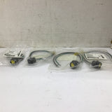 Brad Connectivity 1R3004A20A120 3P Female Straight 12" 16 AWG Lot Of 4