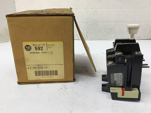 Allen-Bradley 42185-800-01 Overload Relay 120-600 V 7200 VA 720 VA