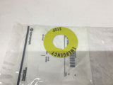 Allen-Bradley 800T-X646EM Emergency Stop Plate Lot Of 3