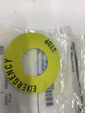 Allen-Bradley 800T-X646EM Emergency Stop PlateLot Of 4