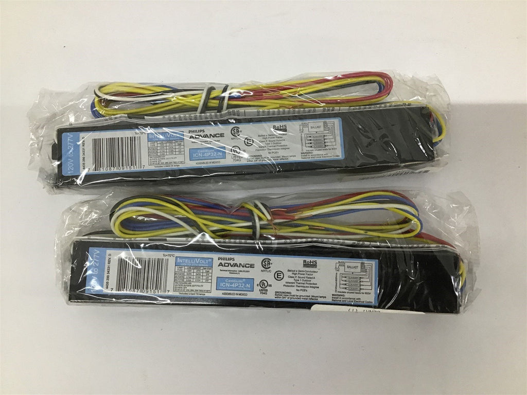 Philips Advance Centium ICN 4P32 N Electronic Ballast Lot Of 2 BME
