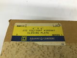 Square D LJ6CP Jic Oiltight Wireway Closing Plate 6" by 6"