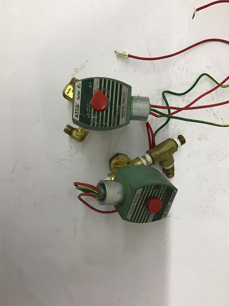 Automatic Switch Co Red Hat II 8320G176 Valve 1/4 Pipe 50 PSI 17.1 W Lot Of 2