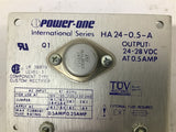 Power-One HA 24-0.5-A Power Supply 24-28 VDC 0.5 Amp