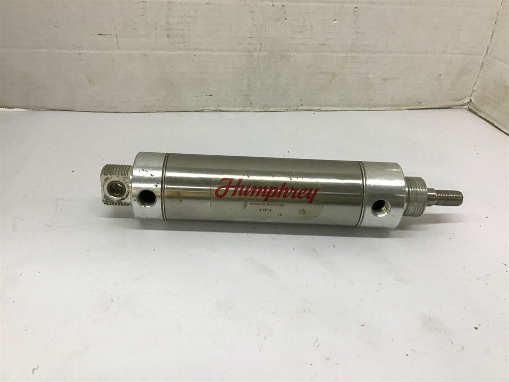 Humphrey 4-DP-4 Double Acting Pneumatic Cylinder 4" Stroke x 5/8" OD RAM