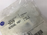 Allen-Bradley 40420-322-51 Contact Kit 1 Pole Size 2