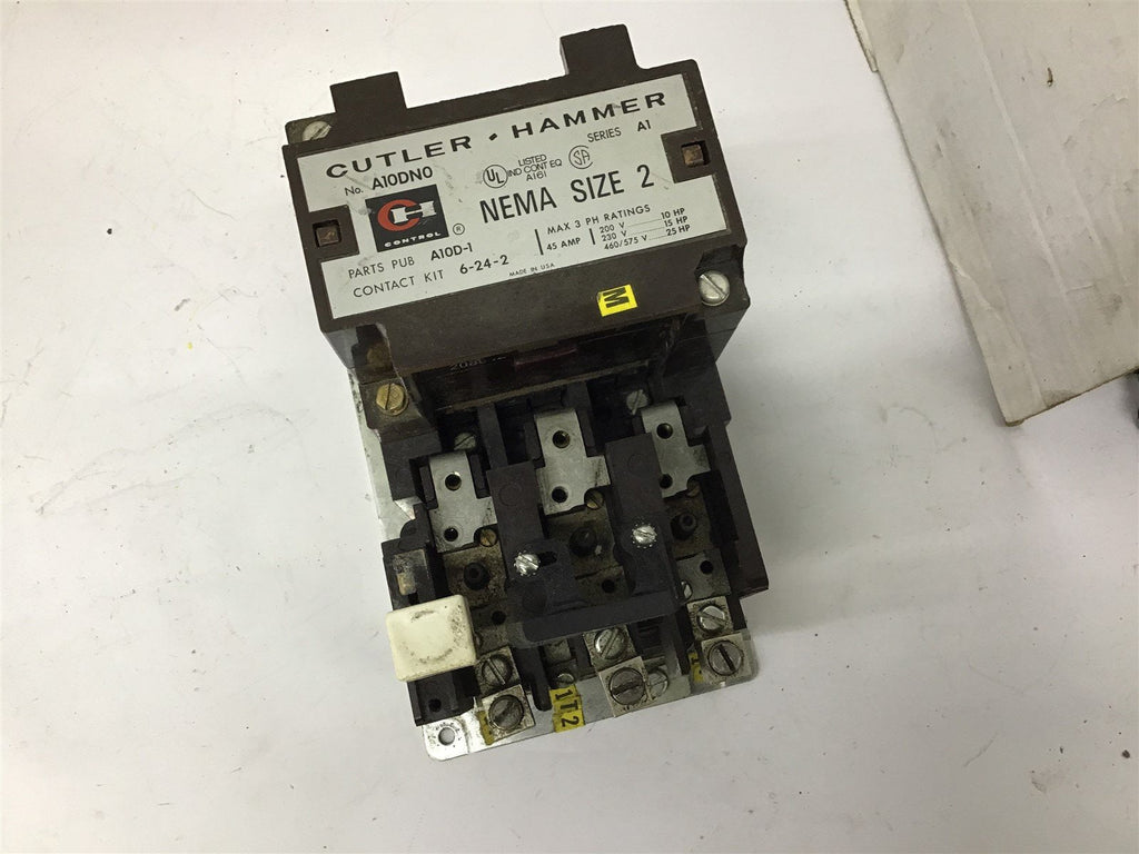 Cutler-Hammer A10DN0 Ser. A1 Motor Starter NEMA Size 2 45 Amp