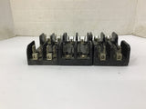 2 Pole 60 Amp 600 Volts Fuse Holder Assorted Lot Of 3